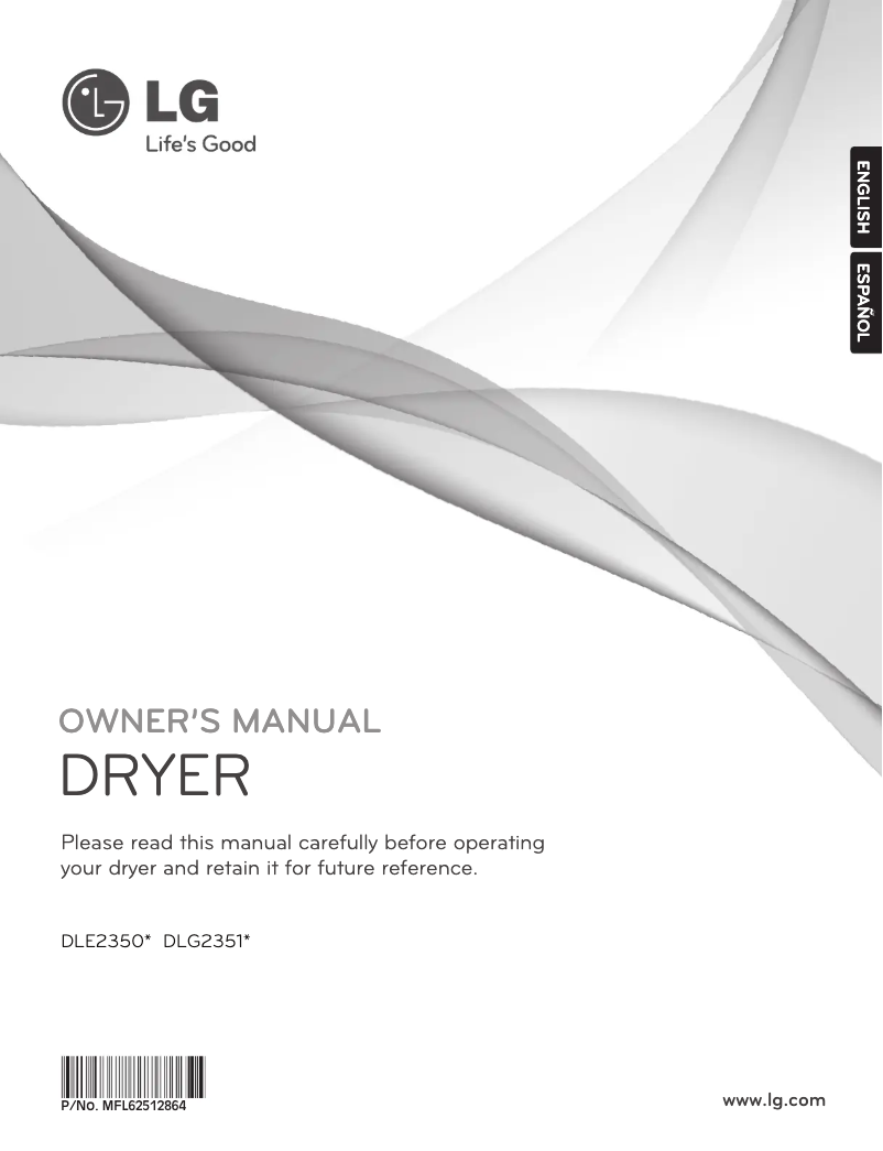 Page n°1 - Manuel utilisateur LG DLG2351W