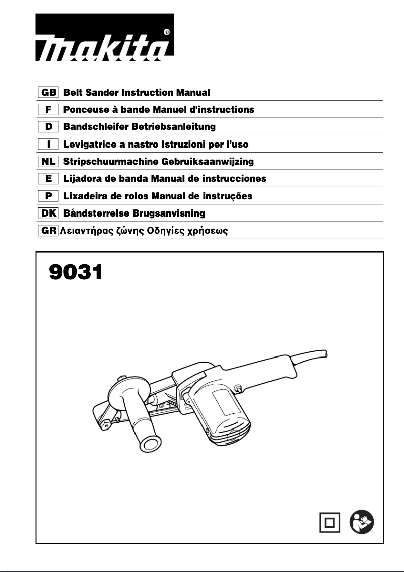 Page 1 de la notice Manuel utilisateur Makita 9031