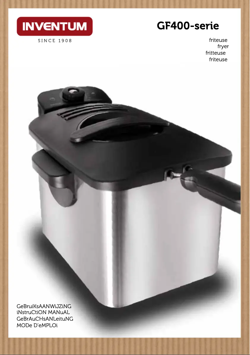 Page n°1 - Manuel utilisateur Inventum GF431