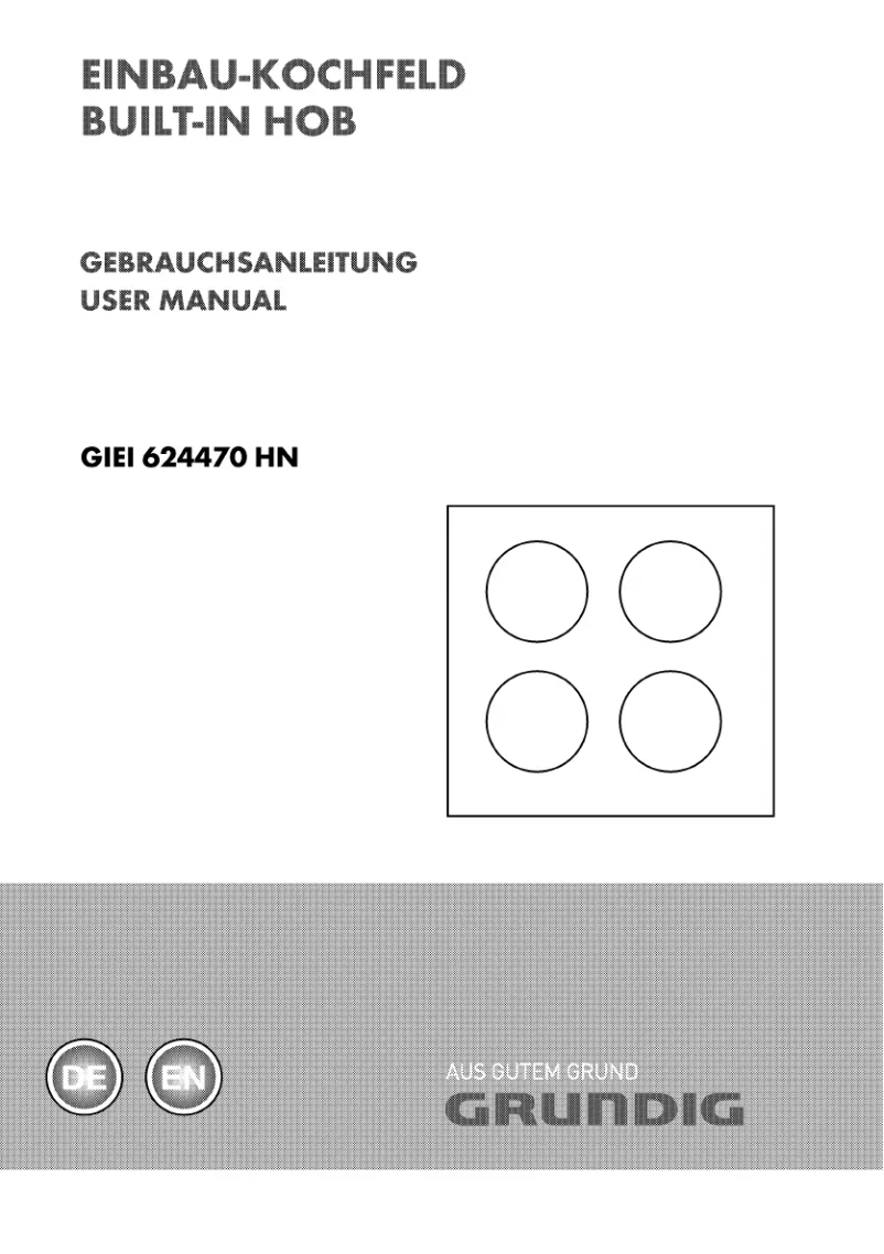 Image de la première page du manuel de l'appareil GIEI 624470 HN