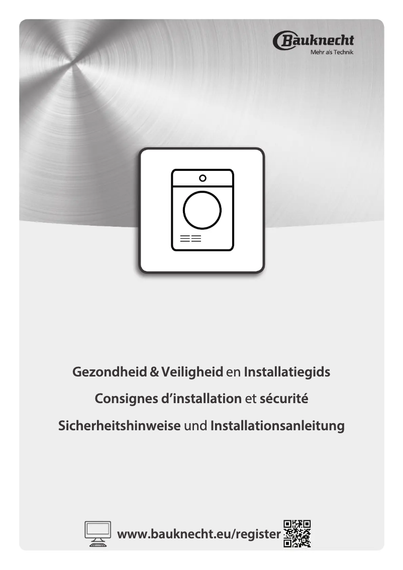 Page n°1 - Manuel utilisateur Bauknecht TR Trend 82A2 BW