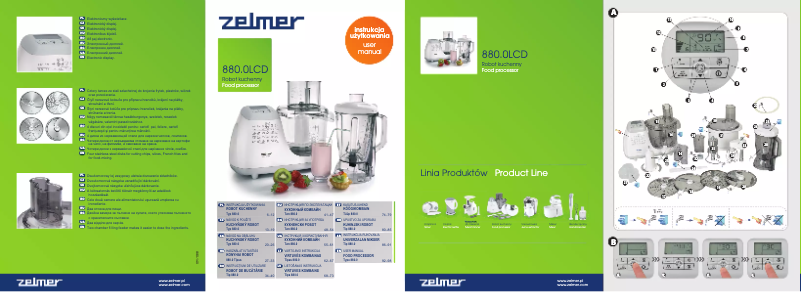Página 1 del manual Manual de usuario Zelmer 880.0LCD