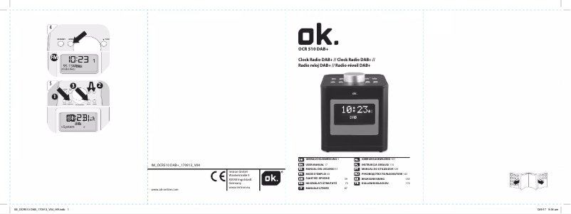 Page 1 de la notice Manuel utilisateur OK OCR 510 DAB+