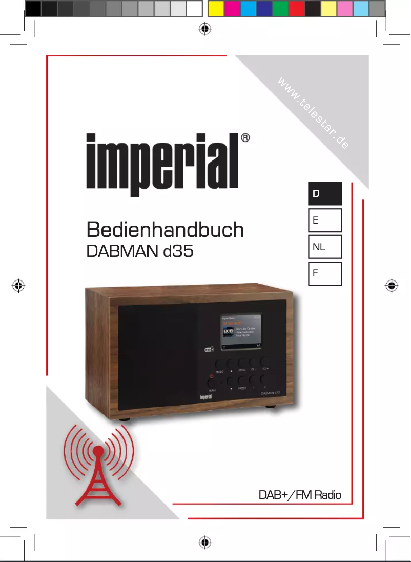 Page 1 de la notice Manuel utilisateur Imperial DABMAN d35