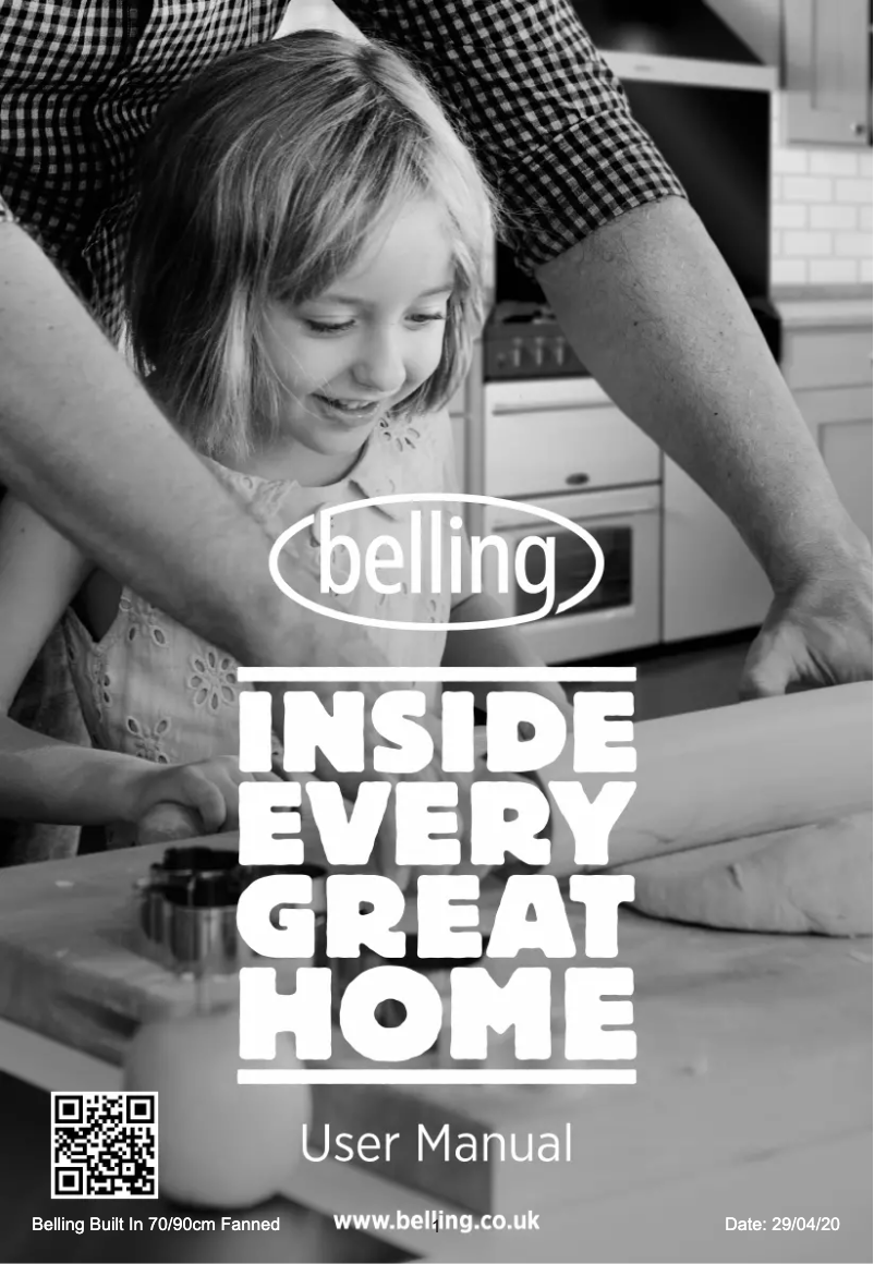 Page 1 de la notice Manuel utilisateur Belling BI702FPCT