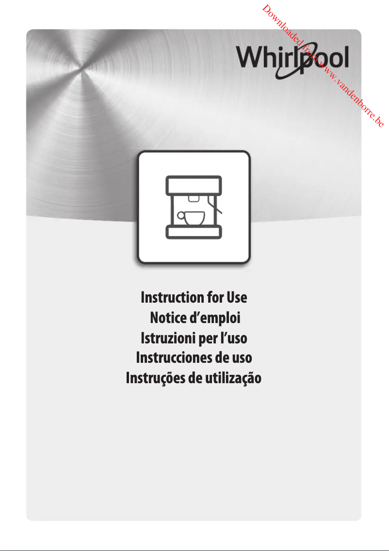 Page n°1 - Manuel utilisateur Whirlpool W11 CM145