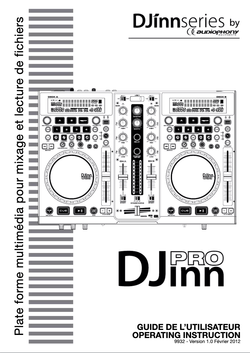 Image de la première page du manuel de l'appareil DJ inn Pro