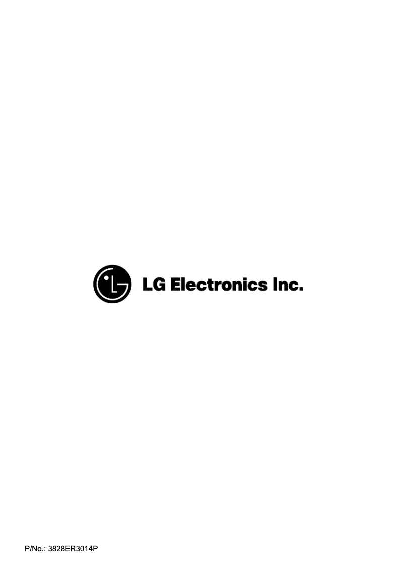 Page n°1 - Manuel utilisateur LG WD-10160N
