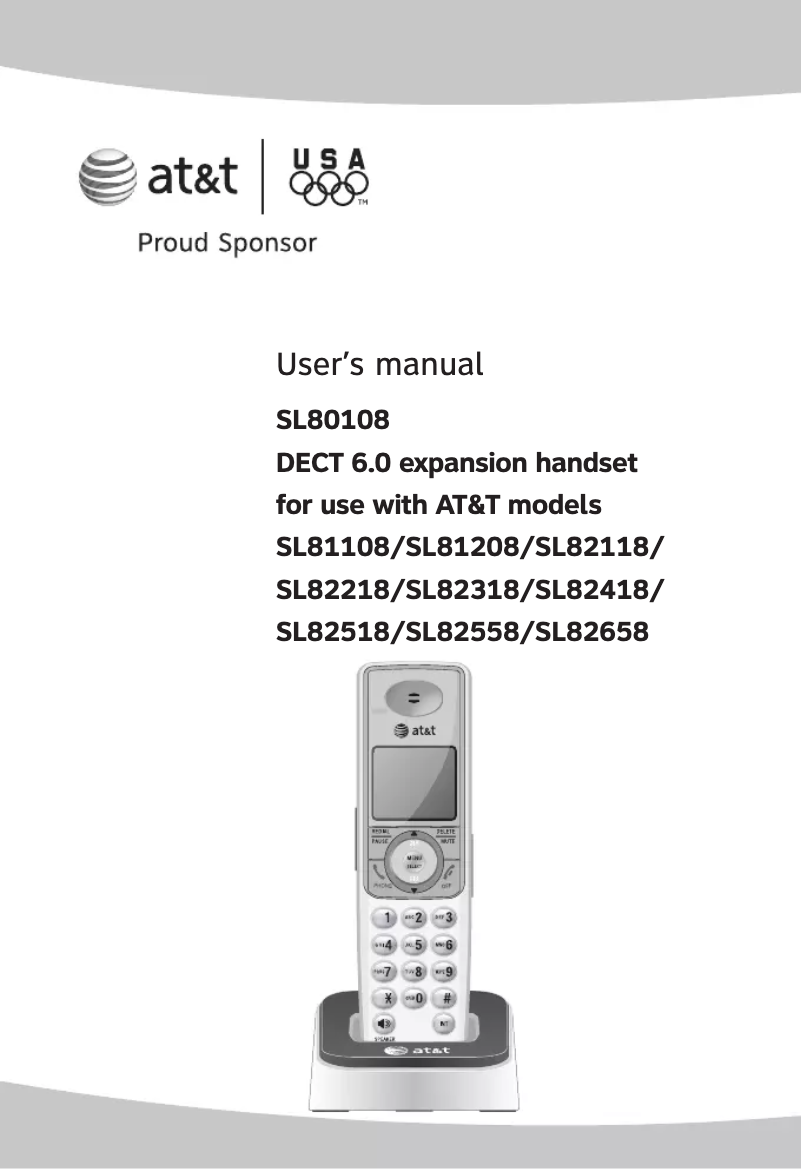 Imagen de la primera página del manual del dispositivo SL80108