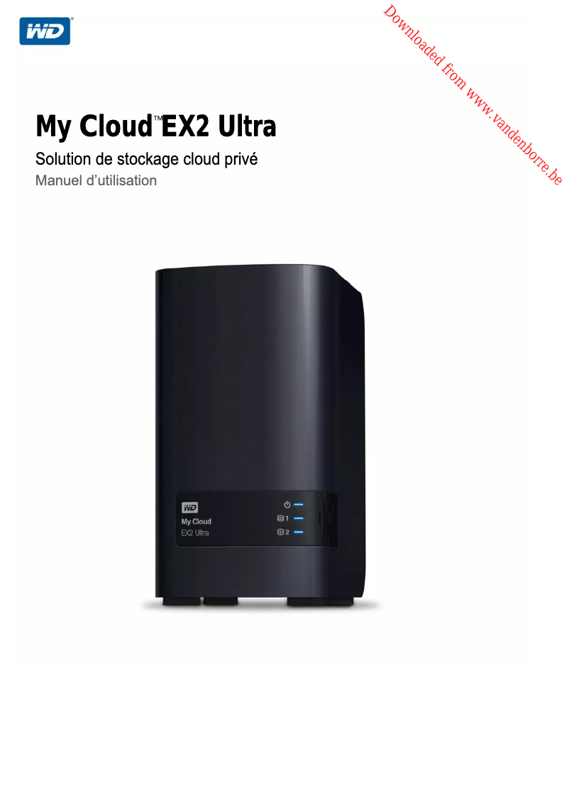 Page n°1 - Manuel utilisateur Western Digital My Cloud EX2 Ultra
