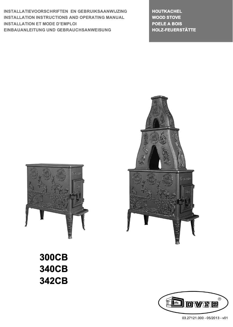 Page 1 de la notice Manuel utilisateur Dovre 340CB