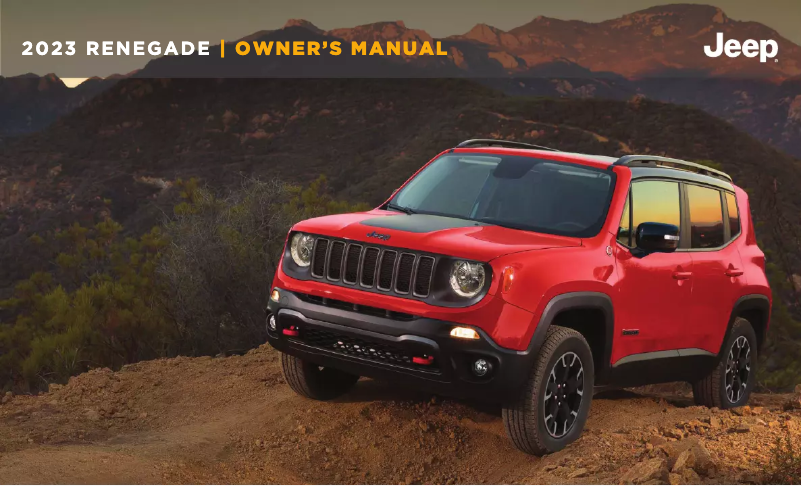 Page 1 de la notice Manuel utilisateur Jeep Renegade (2023)