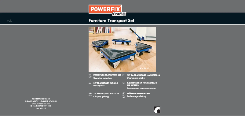 Página 1 del manual Manual de usuario Powerfix KH 2910