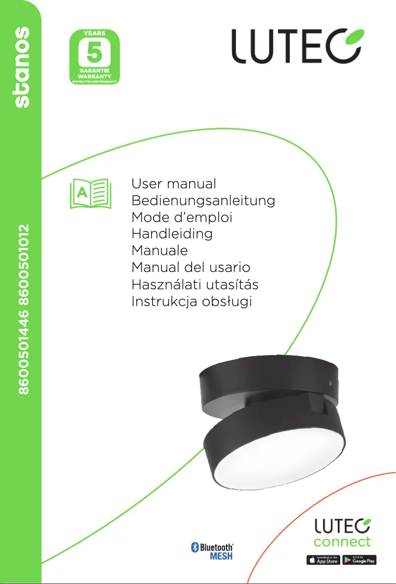 Page n°1 - Manuel utilisateur Lutec Stanos