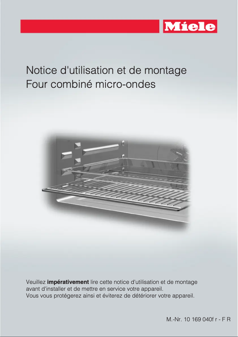 Page n°1 - Manuel utilisateur Miele H6200BP