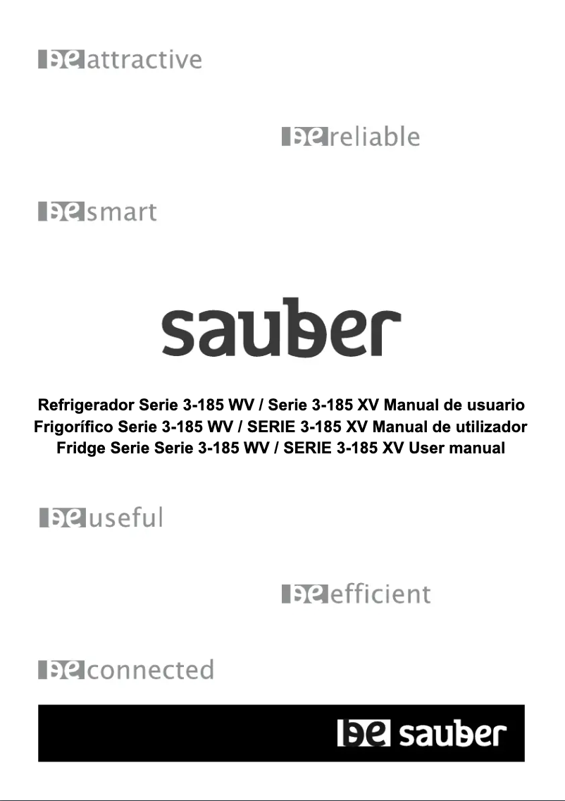 Page 1 de la notice Manuel utilisateur Sauber SERIE 3-185XV