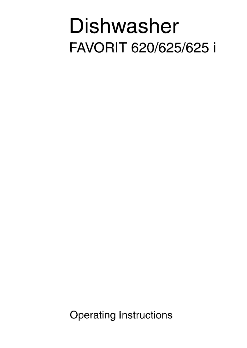 Image de la première page du manuel de l'appareil Favorit 625