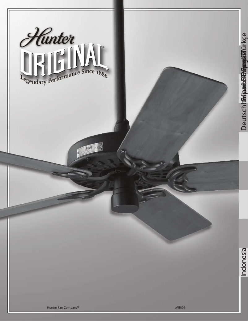 Imagen de la primera página del manual del dispositivo Hunter