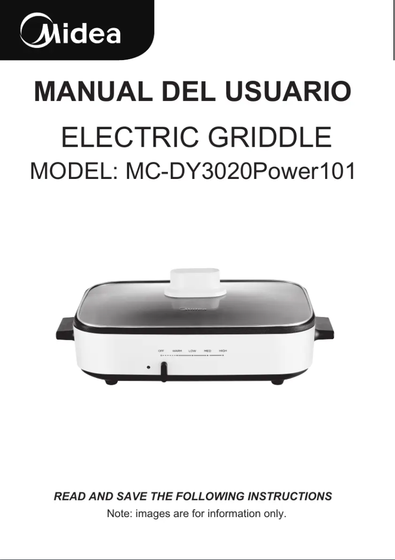 Imagen de la primera página del manual del dispositivo MC-DY3020Power101