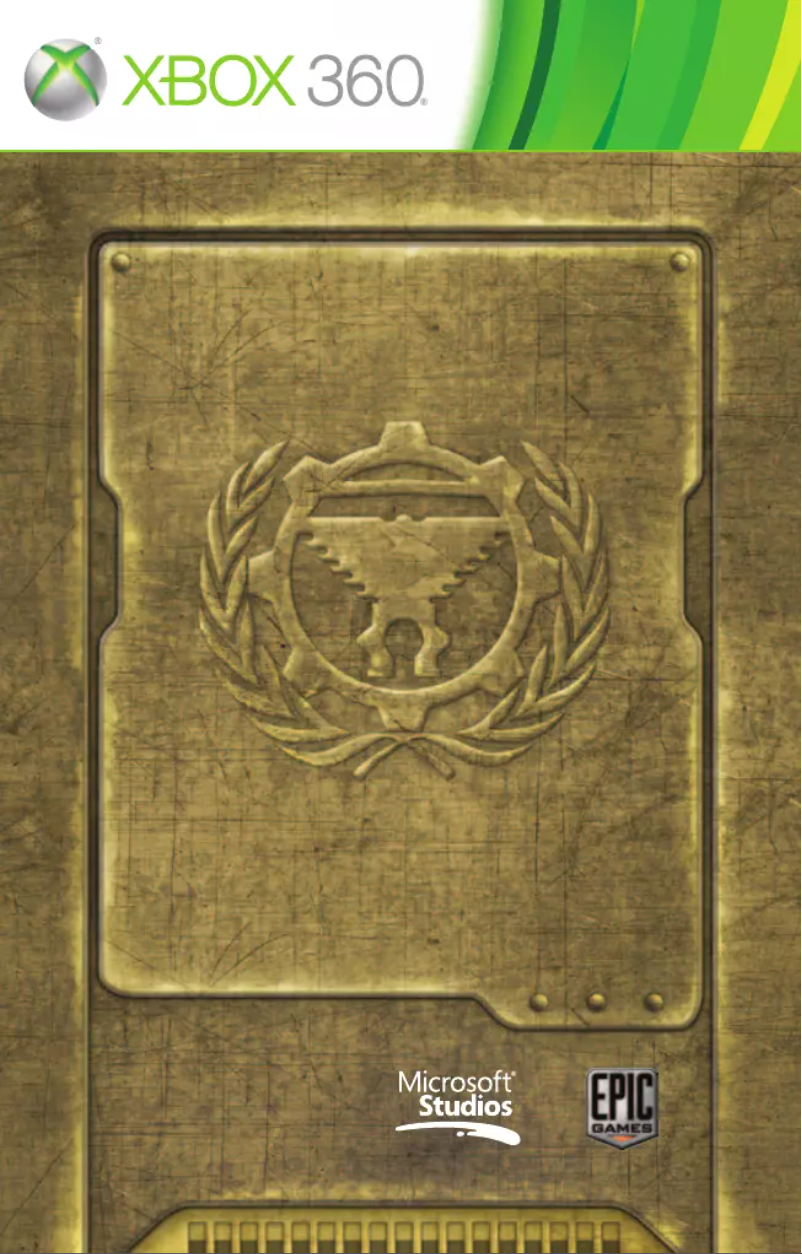 Image de la première page du manuel de l'appareil Gears of War 3 (Xbox 360)