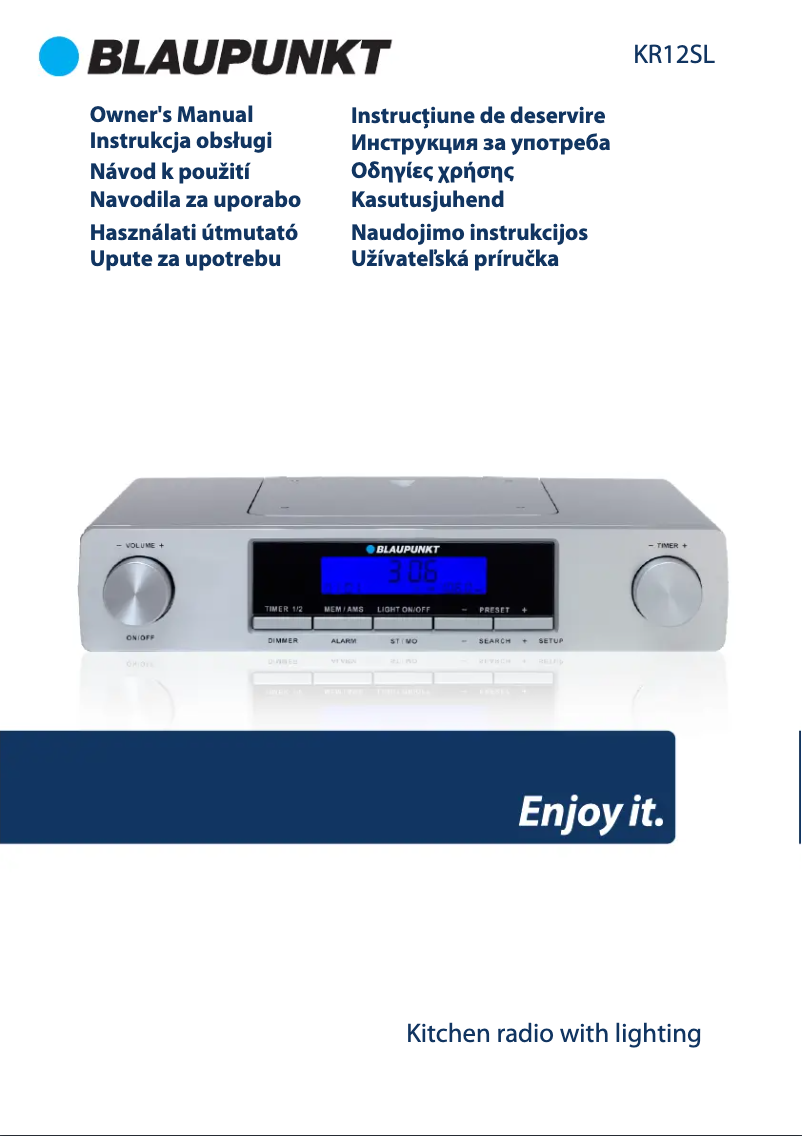 Page 1 de la notice Manuel utilisateur Blaupunkt KR12SL