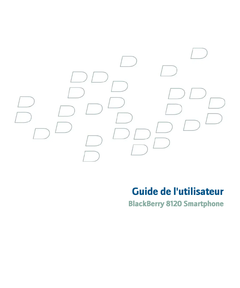Page n°1 - Manuel utilisateur BlackBerry Pearl 8120