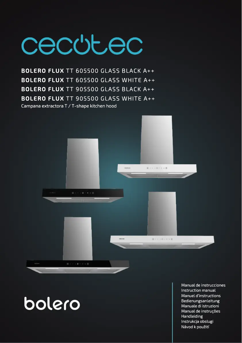 Image de la première page du manuel de l'appareil Bolero Flux TT 605500