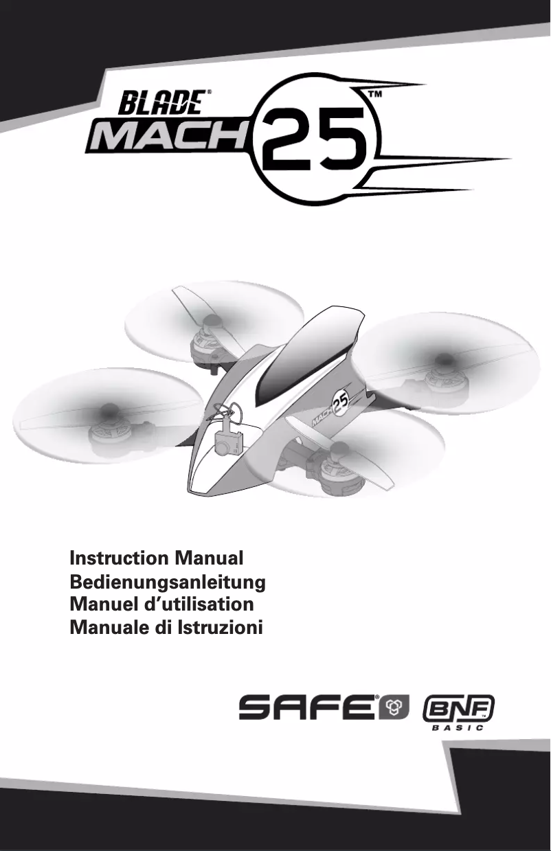 Page 1 de la notice Manuel utilisateur Blade Mach 25