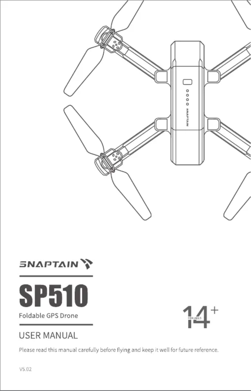 Page n°1 - Manuel utilisateur Snaptain SP510