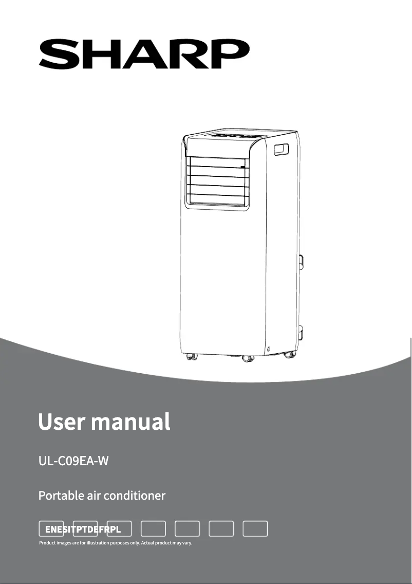 Page 1 de la notice Manuel utilisateur Sharp UL-C09EA-W
