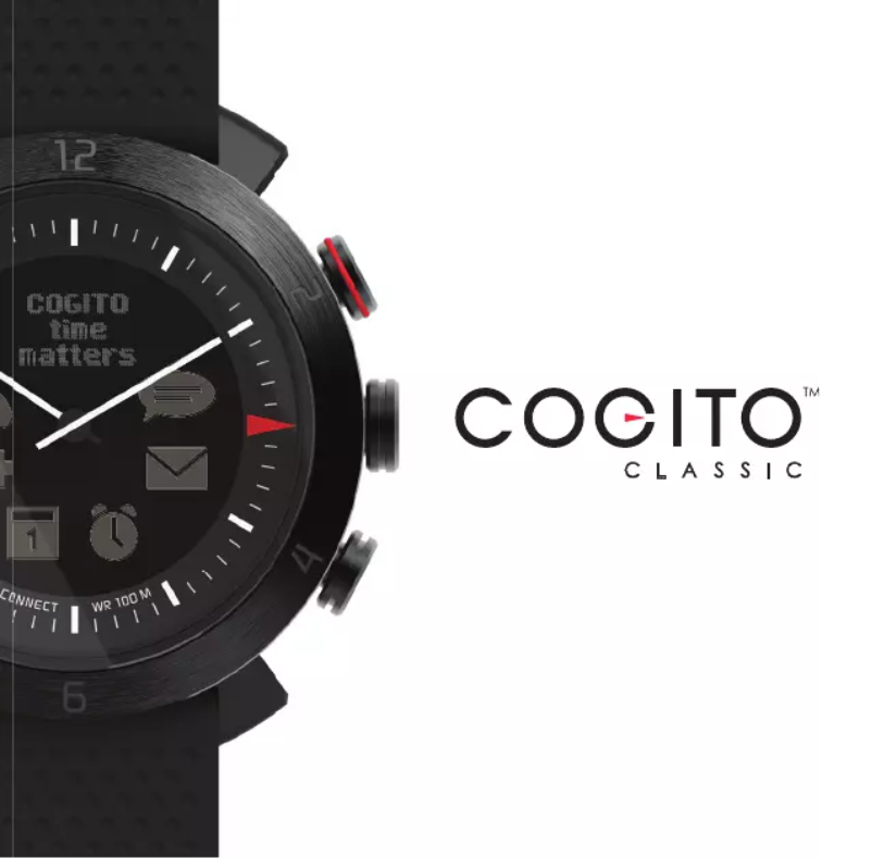 Page 1 de la notice Manuel utilisateur COGITO Classic Series