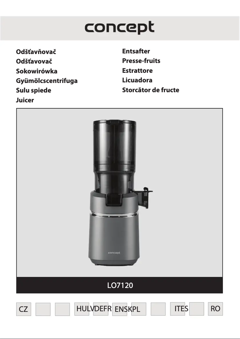 Page 1 de la notice Manuel utilisateur Concept LO7120