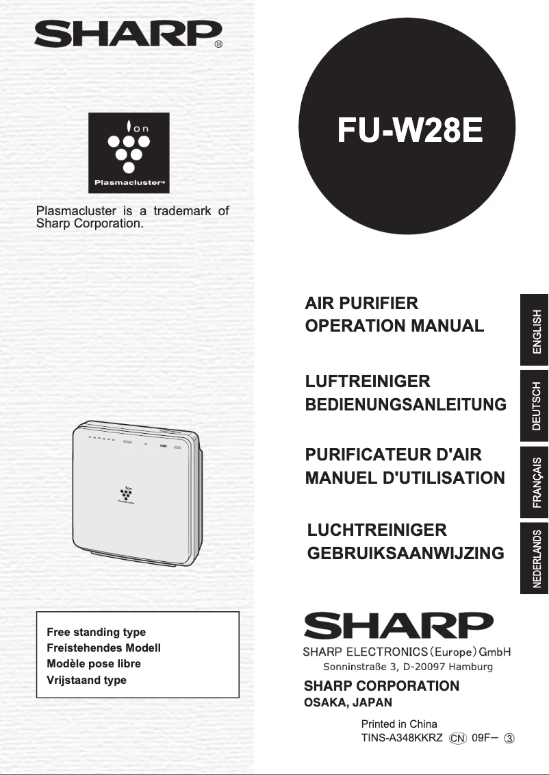 Page n°1 - Manuel utilisateur Sharp FU-W28E