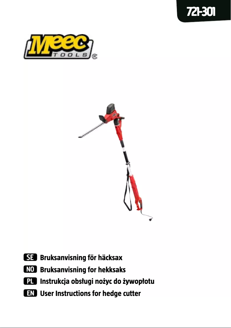 Page 1 of the manual User Manual Meec Tools 721-301