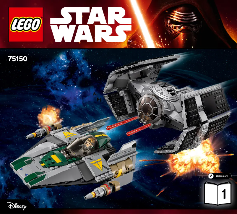 Page 1 de la notice Manuel utilisateur Lego Star Wars 75150