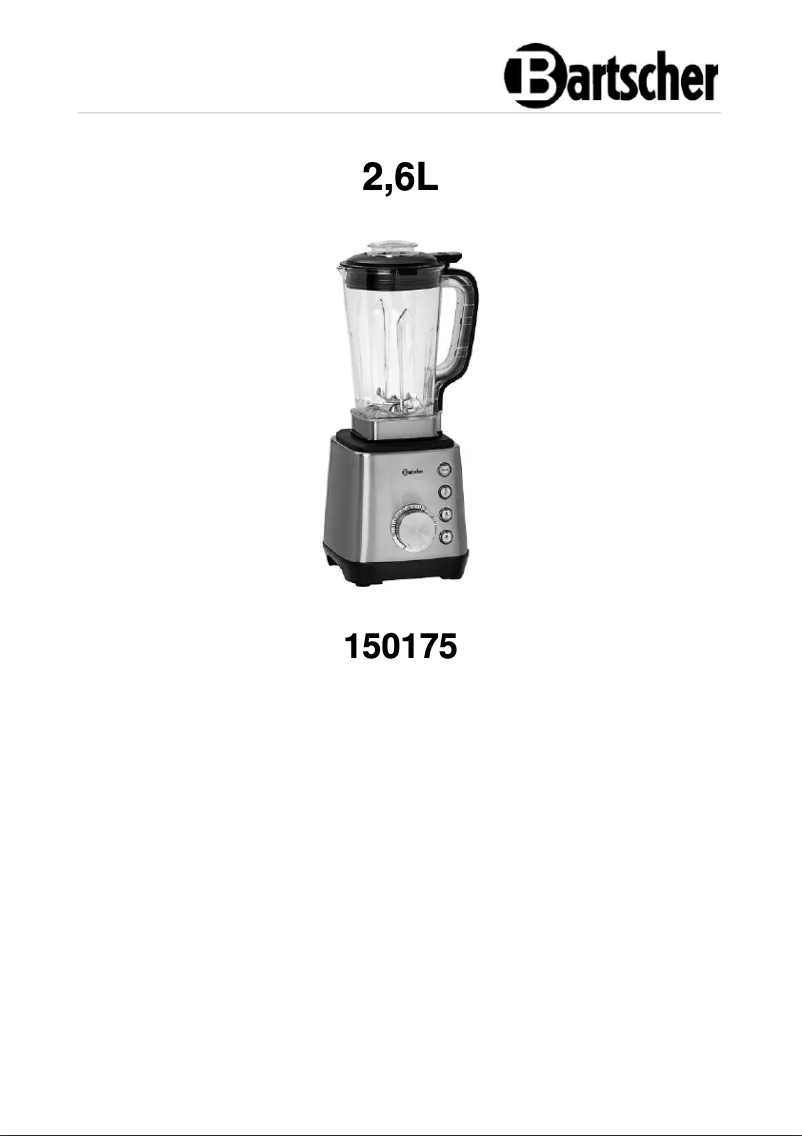 Image de la première page du manuel de l'appareil 150175