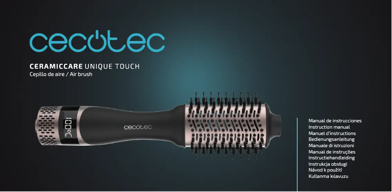 Image de la première page du manuel de l'appareil CeramicCare Unique Touch