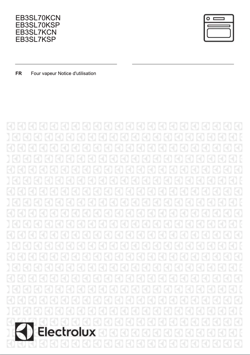 Page 1 de la notice Manuel utilisateur Electrolux EB3SL7KSP