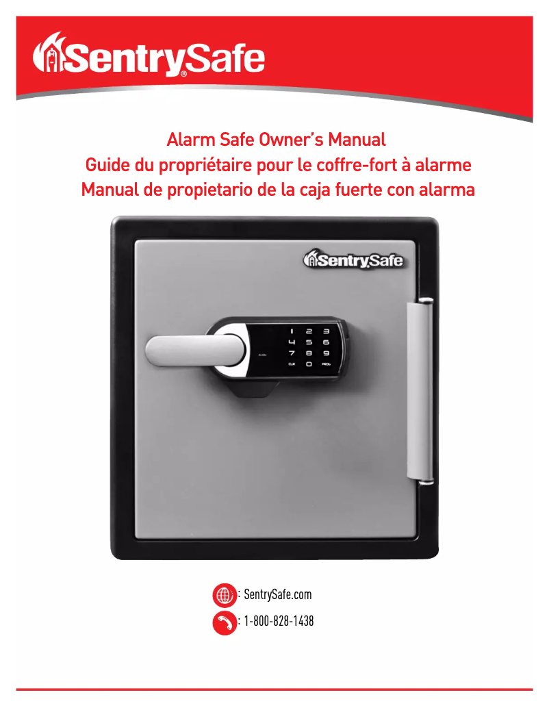 Page n°1 - Manuel utilisateur SentrySafe SFW205URC