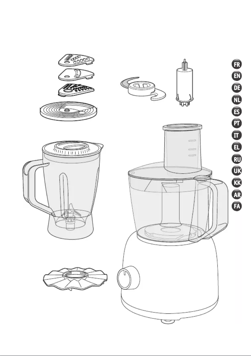 Page 1 de la notice Manuel utilisateur Moulinex Soleil FP345A11
