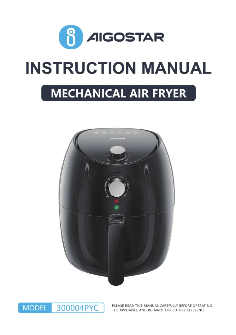 Page 1 de la notice Manuel utilisateur Aigostar 300004PYC