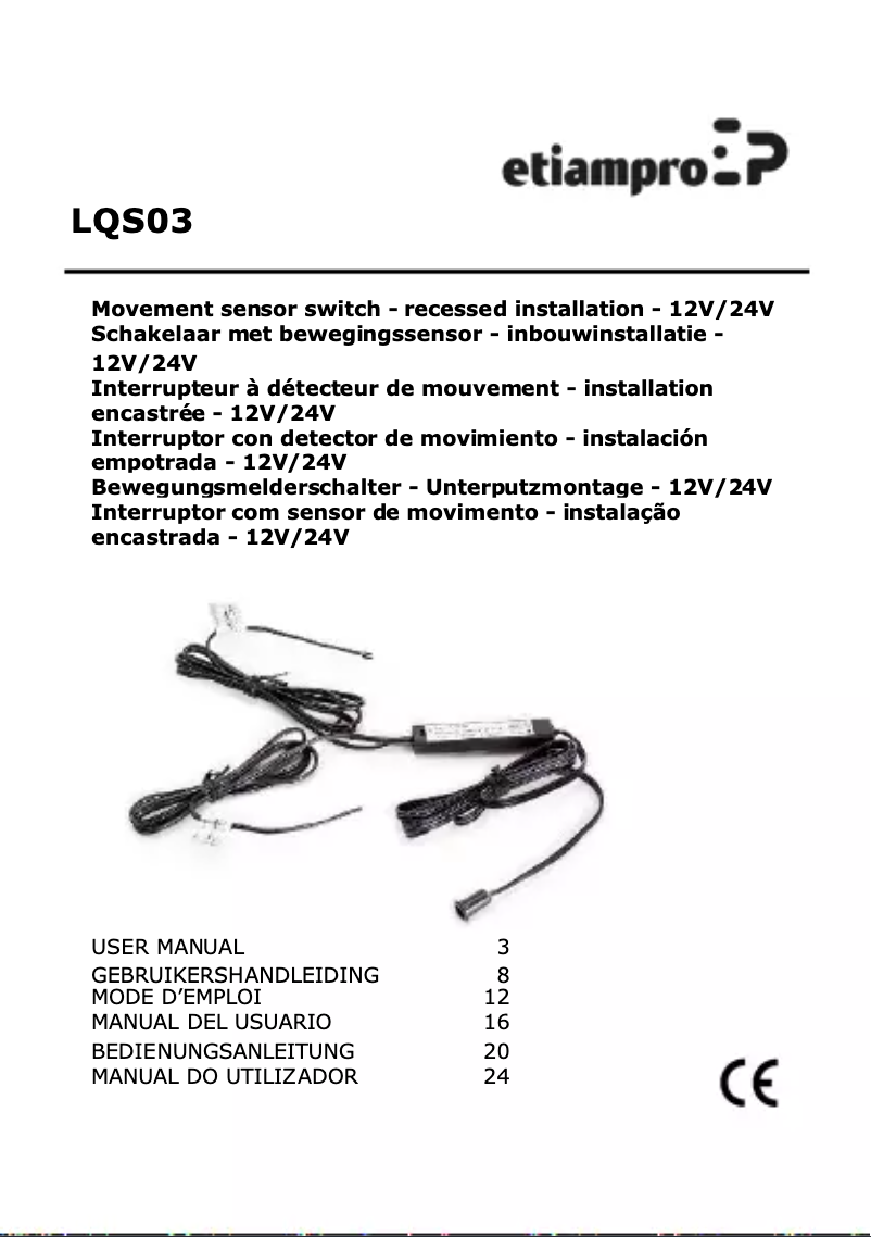 Image de la première page du manuel de l'appareil LQS03