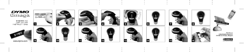 Page 1 de la notice Manuel utilisateur Dymo Omega