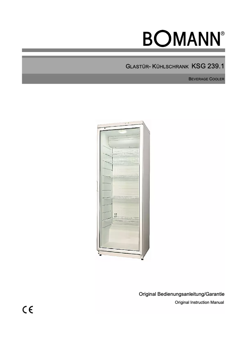 Image de la première page du manuel de l'appareil KSG 239.1