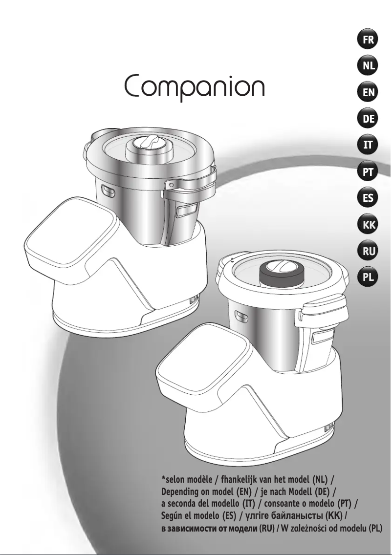 Image de la première page du manuel de l'appareil I-Companion Touch Pro HF93E610