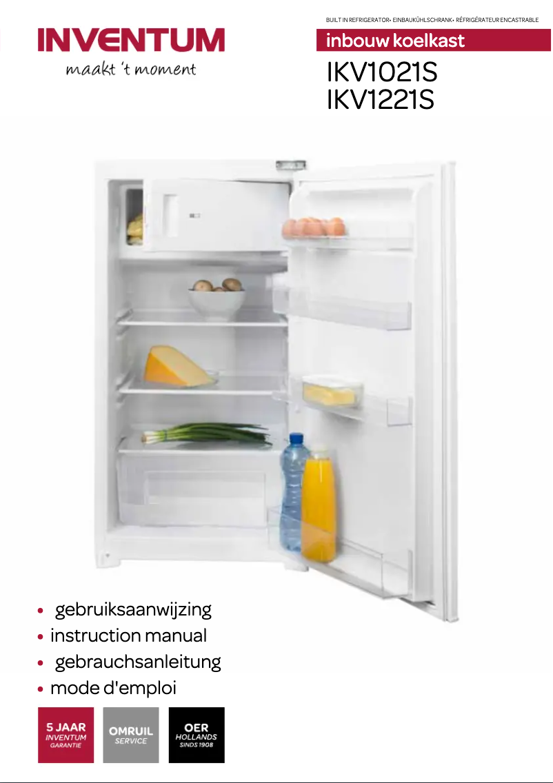 Image de la première page du manuel de l'appareil IKV1221S