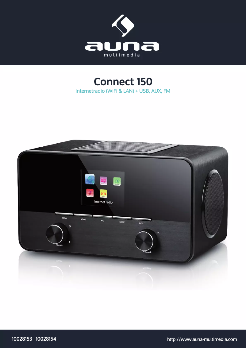 Página 1 del manual Manual de usuario Auna Connect 150