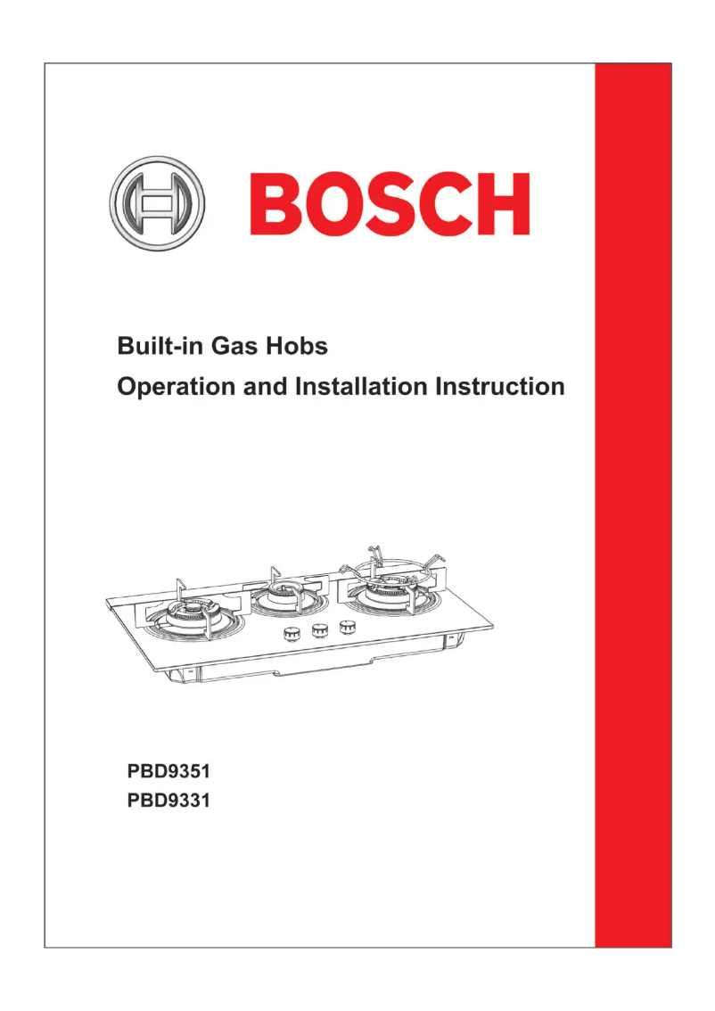 Page 1 de la notice Manuel utilisateur Bosch PBD9331SG