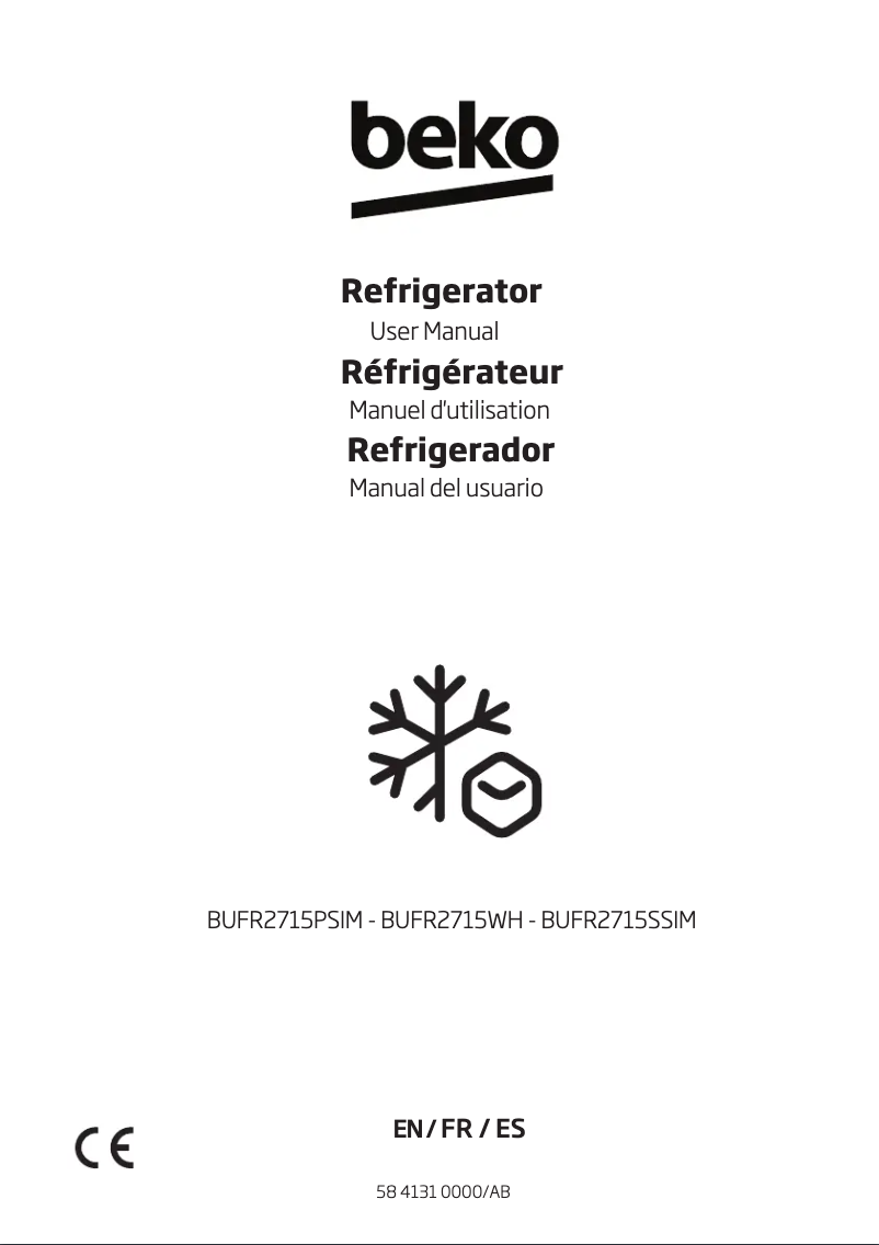 Image de la première page du manuel de l'appareil BUFR2715MG