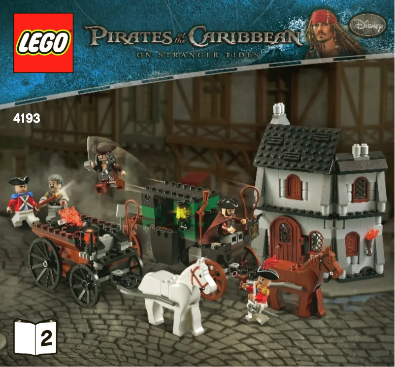 Page n°1 - Manuel utilisateur Lego Pirates Of The Caribbean 4193